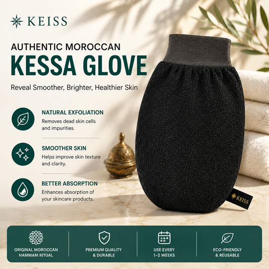 Keiss™ | Guante Exfoliante Marroquí