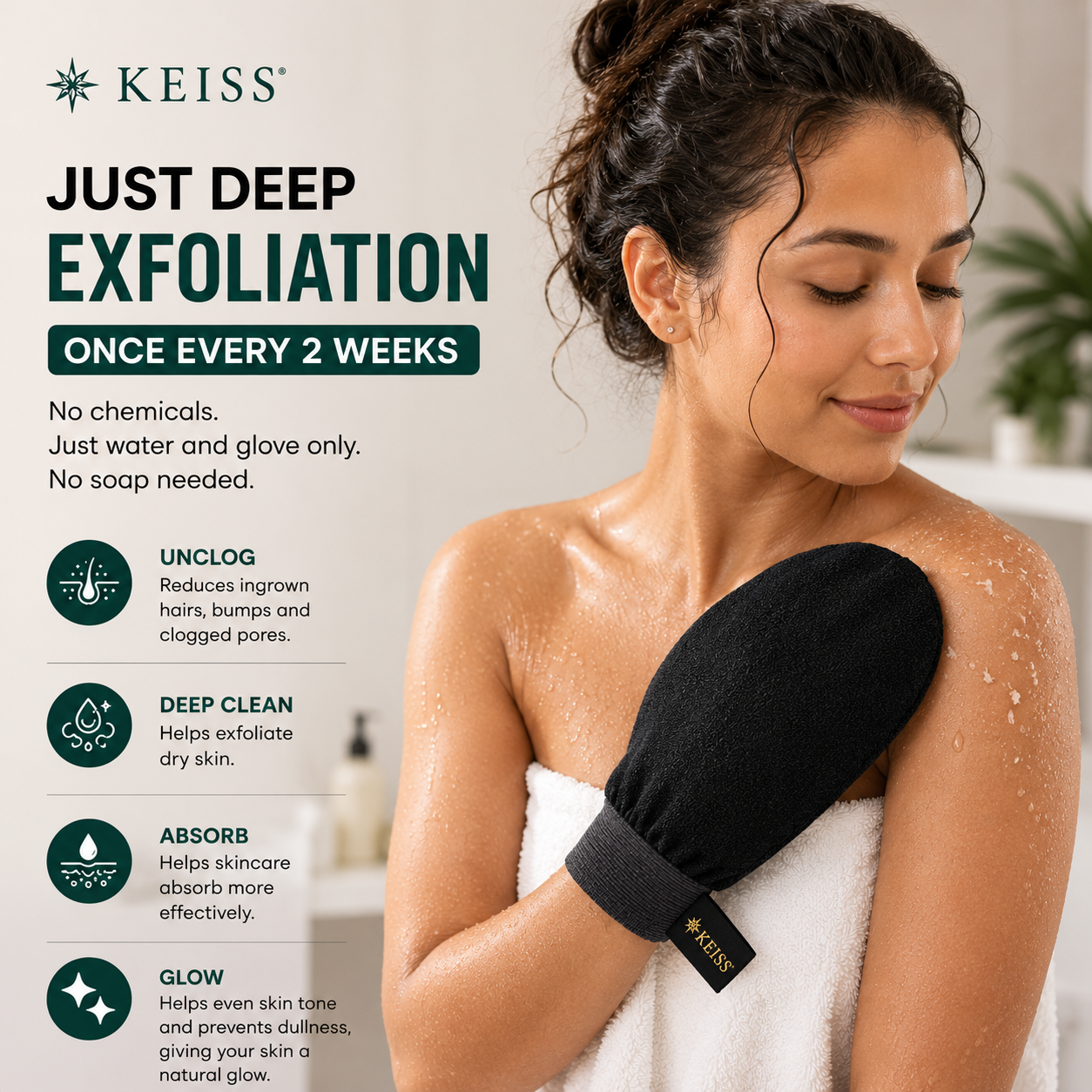 Keiss™ | Guante Exfoliante Marroquí