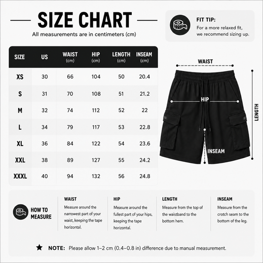 Pantalones cortos cargo de verano UrbanFlex™ para hombre