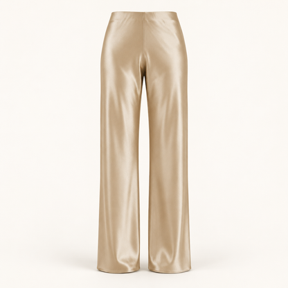 Celeste | Satin-Look Wide-Leg Pants