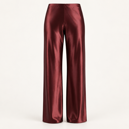 Celeste | Satin-Look Wide-Leg Pants