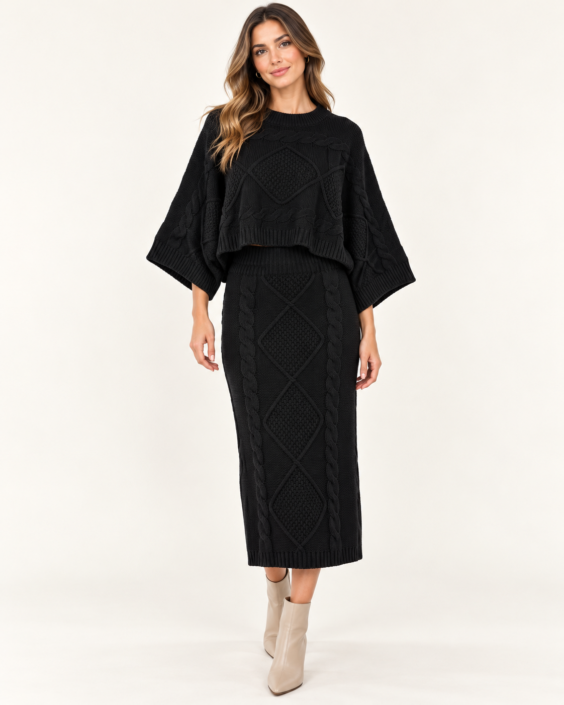 Elodie | Textured Knit Co-ord Set